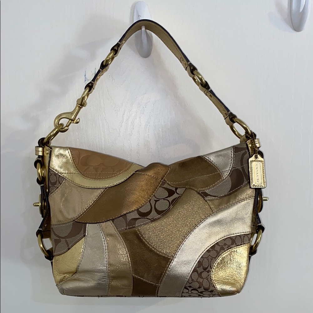 Coach EUC Patchwork Shoulder Bag